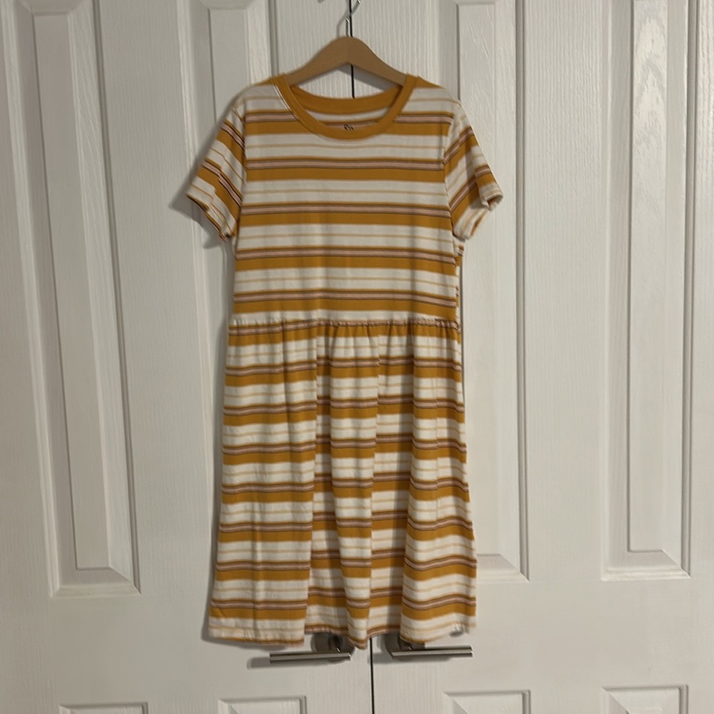 SO Girl’s striped cotton dress